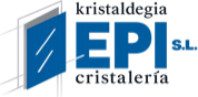Logotipo de Cristalería EPI — vidrio a medida, Gipuzkoa