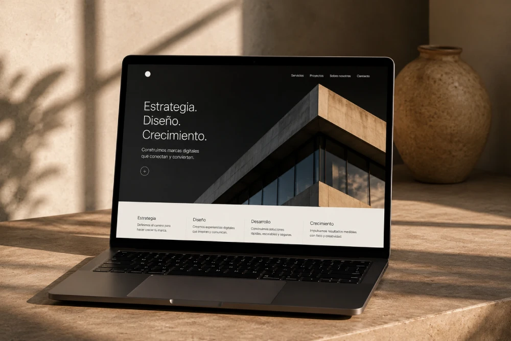 Landing page vs página web completa — comparativa para negocios
